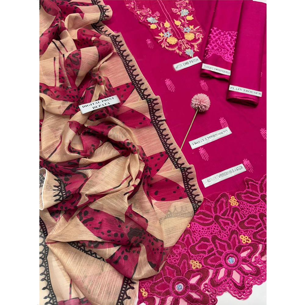 3 pcs Lawn Fancy Hit Article