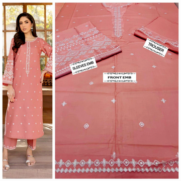 2Pc Embroidery Fancy Hit Article