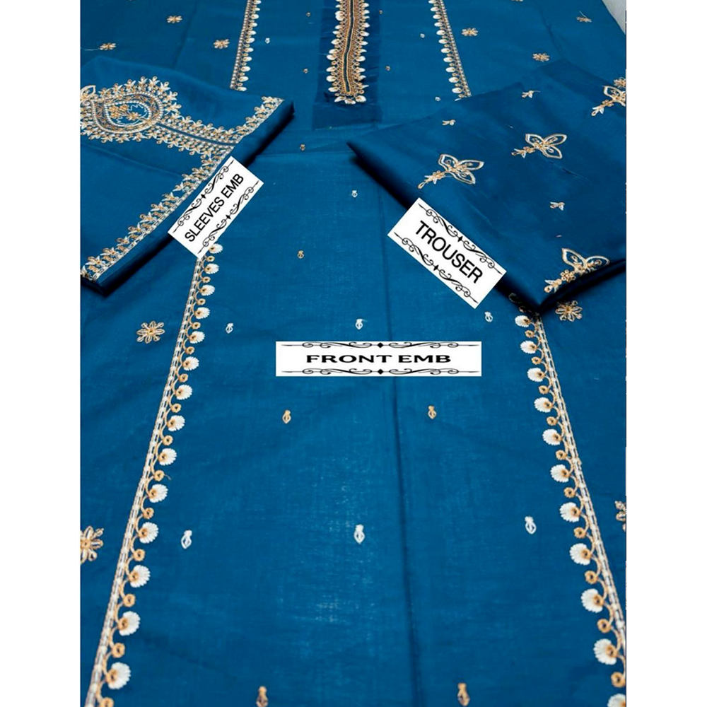 3Pc Fancy Lawn Asfa Nabeel Hit Article