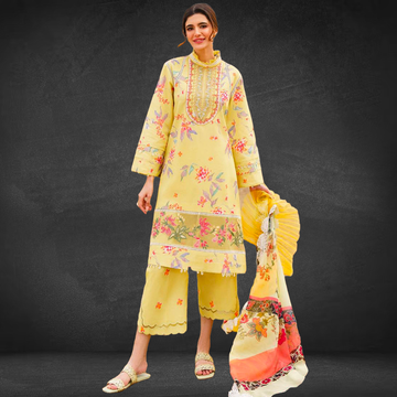 3Pc Fancy Lawn Asfa Nabeel Hit Article