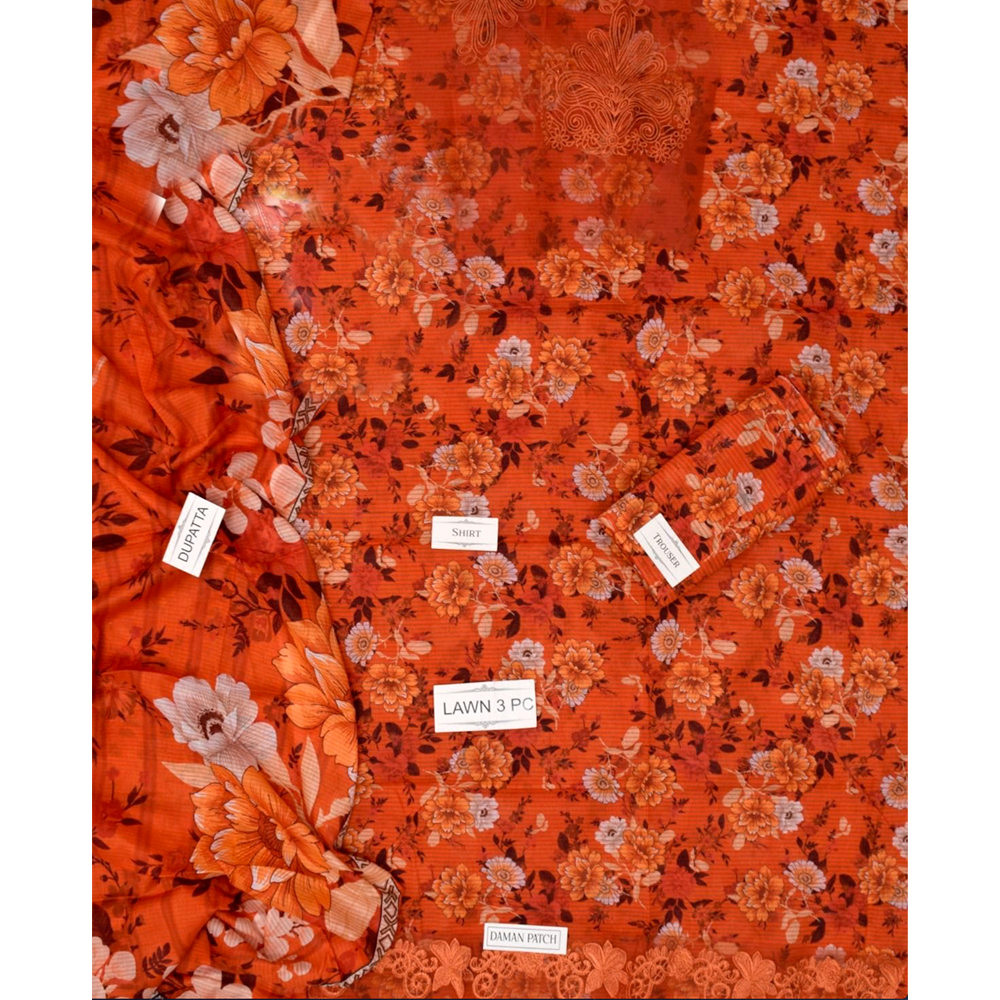 3Pc Fancy Lawn Asfa Nabeel Hit Article