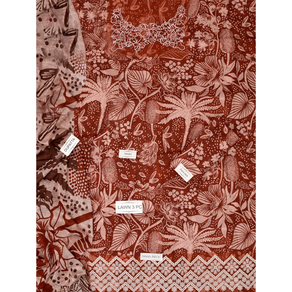 3Pc Fancy Lawn Asfa Nabeel Hit Article