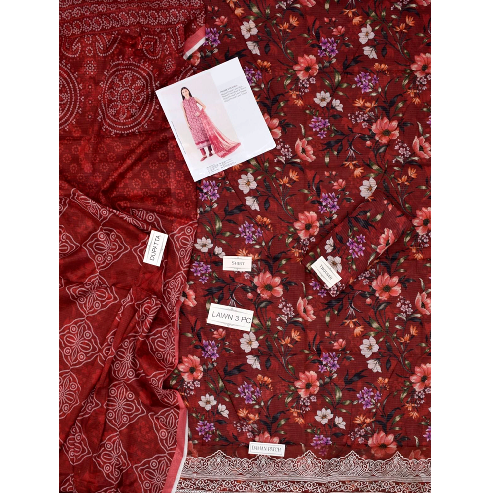 3Pc Fancy Lawn Asfa Nabeel Hit Article