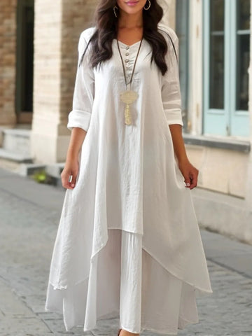 New Vintage Bohemian Midi Dress