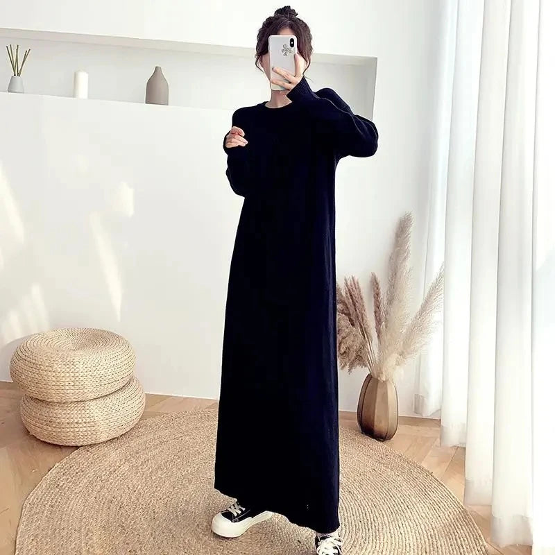 Thick Long Sleeve Knitted Dress