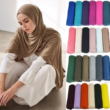 Soft Cotton Jersey Hijab Scarf