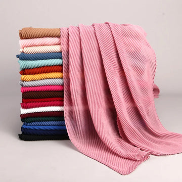 Flocked Bubble Cotton Hijab Scarf