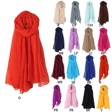 Fashion Women Large Cotton Scarf