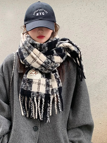 Luxury Korean Fringe Scarf
