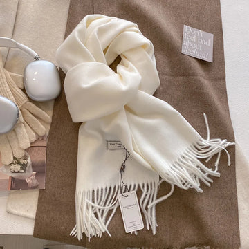 Luxury Winter Wool Cashmere Scarf
