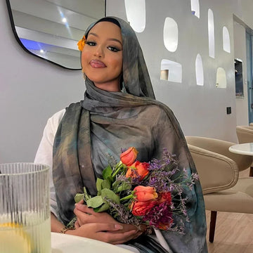 Printed Modal Cotton Hijab Scarf
