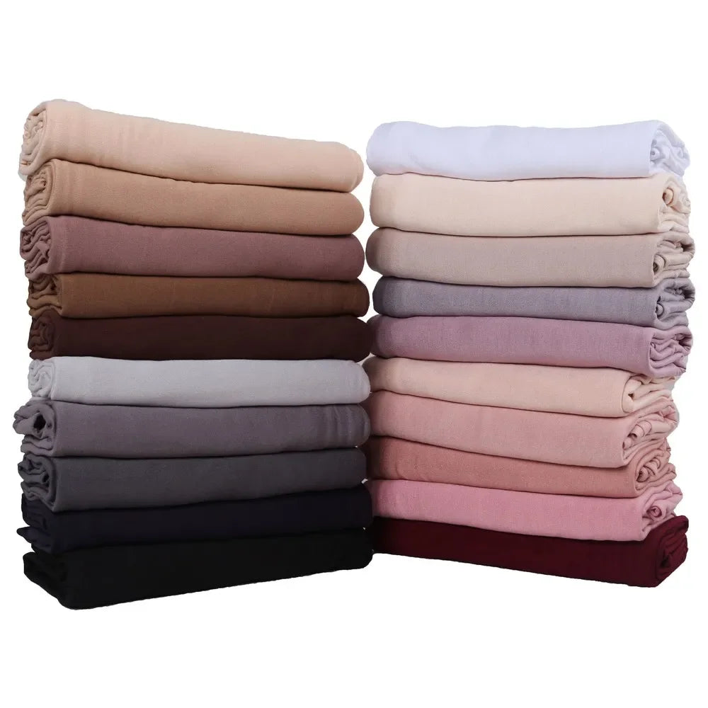 Stretchy Jersey Cotton Hijab Scarf