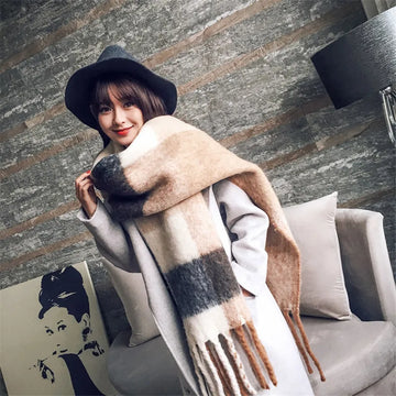 Neckerchief Poncho Stoles Warm Scarf