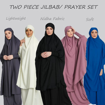 Two Piece Jilbab Prayer Set