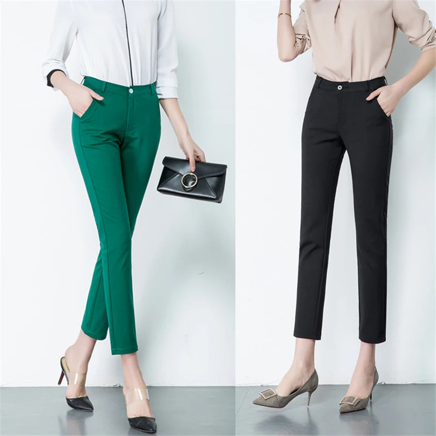 Women High Waist Skinny Pants