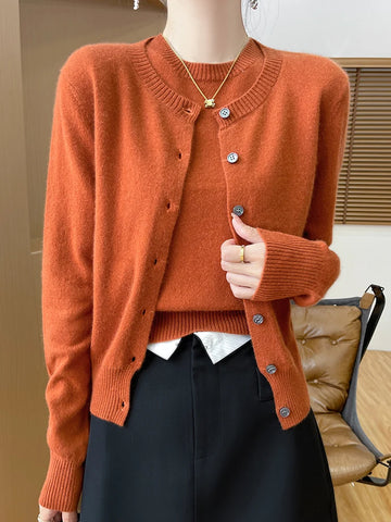 Merino Wool Twin Set Cardigan