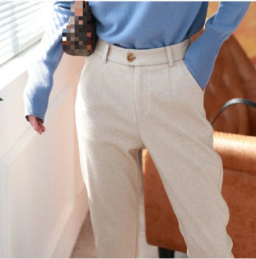 Women Woolen Harem Pants