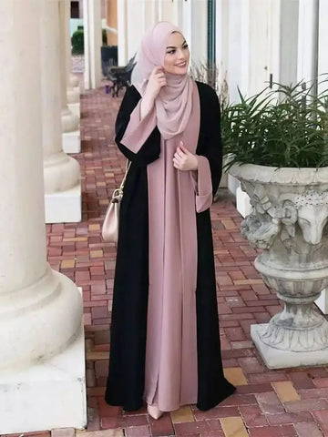 Ramadan Eid Luxury Splicing Abaya