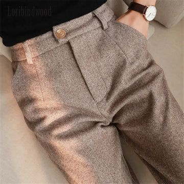 Women Woolen Harem Pants