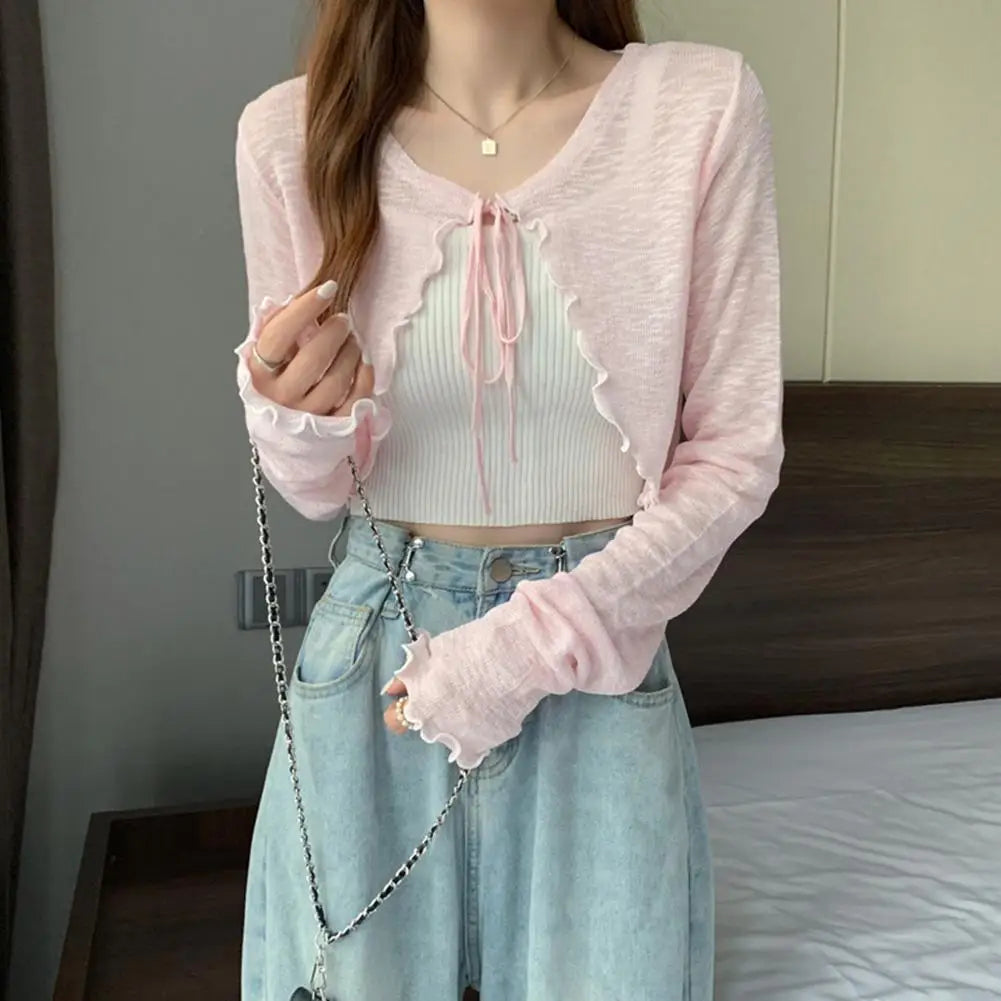 Summer Women Thin Sunscreen Cardigan