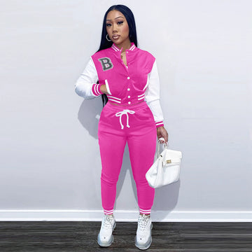 Women’s Baseball Uniform Tracksuit