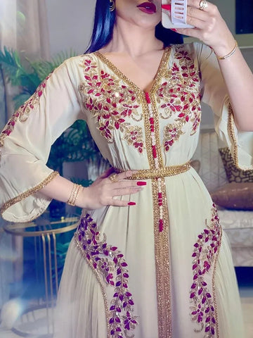 Luxury Eid Arabic Muslim Abaya