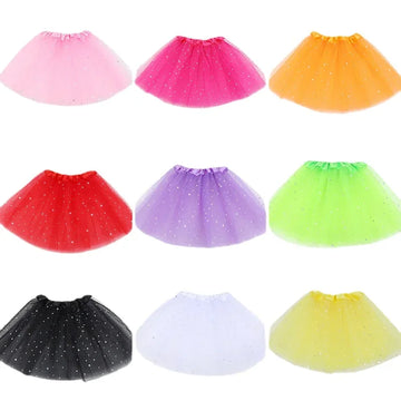 Girls' Glitter Tulle Tutu Skirt