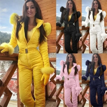 Women’s Zipper Ski Body Suit