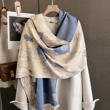Luxury Pashmina Blanket Thick Shawl