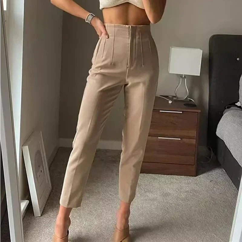 Women High Waist Pencil Pants