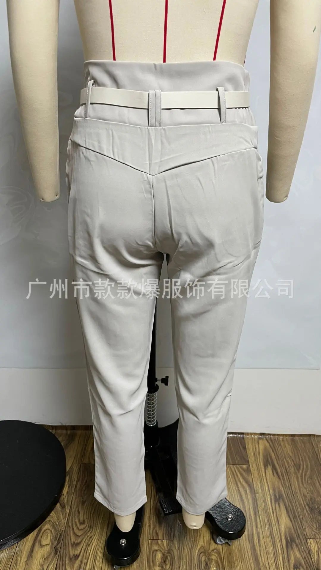 Women Asymmetric High Waisted Pants