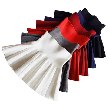 Girls' Knit Pleated Tutu Skirt