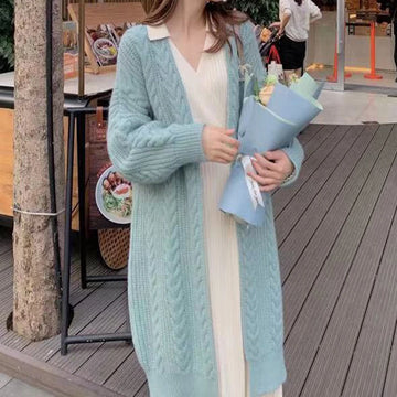 Loose Oversized Knit Cardigan Women