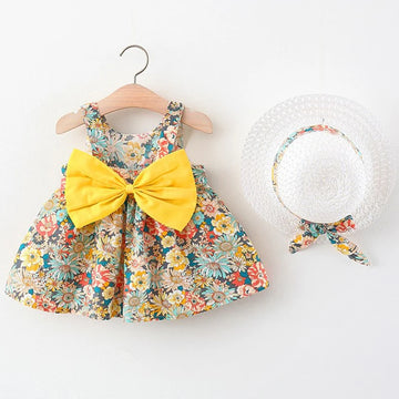 Toddler Girl Flower Dress Set