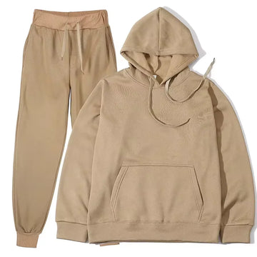 2024 Velvet Hoodie Sports Set