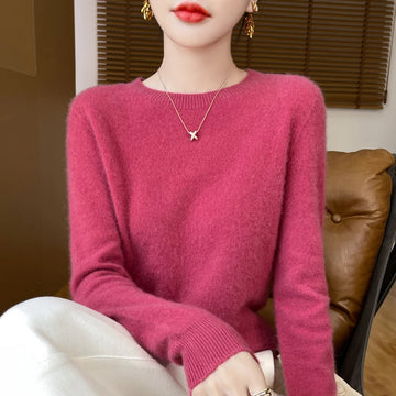 Women Woolen Round Neck Sweater