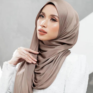 Silk Satin Muslim Hijab Scarf