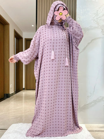 Ramadan Two Hats Abaya Dress