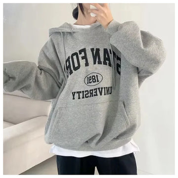 Fleece-lined Zip-up Hoodie Women