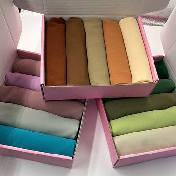 5PCS Bubble Chiffon Hijab Scarf