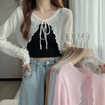 Summer Women Thin Sunscreen Cardigan