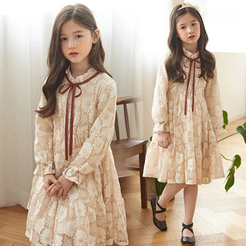 Girls Lace Princess Dress