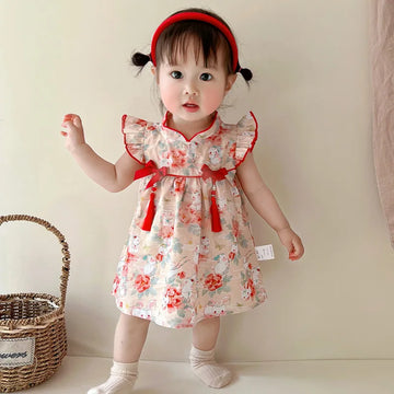 Baby Girl Bunny Qipao Dress