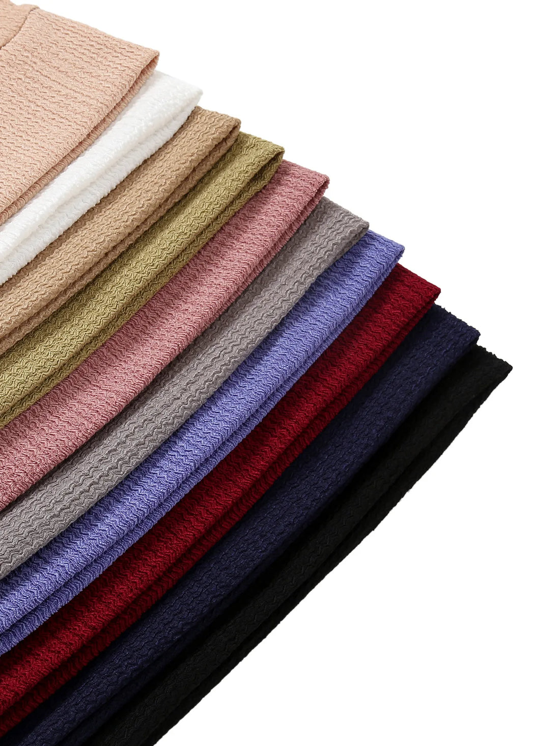 Solid Color Crinkle Turban Hijab