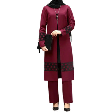 Chiffon Muslim Top & Pants Set