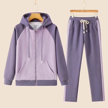 New Casual Hoodie Pant Set