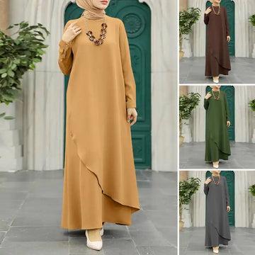 Stylish Long Sleeve Ramadan Dress