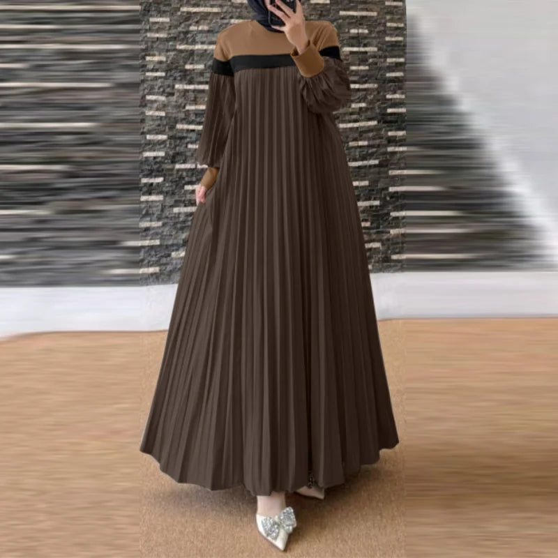 Women Autumn Muslim Abaya Dress