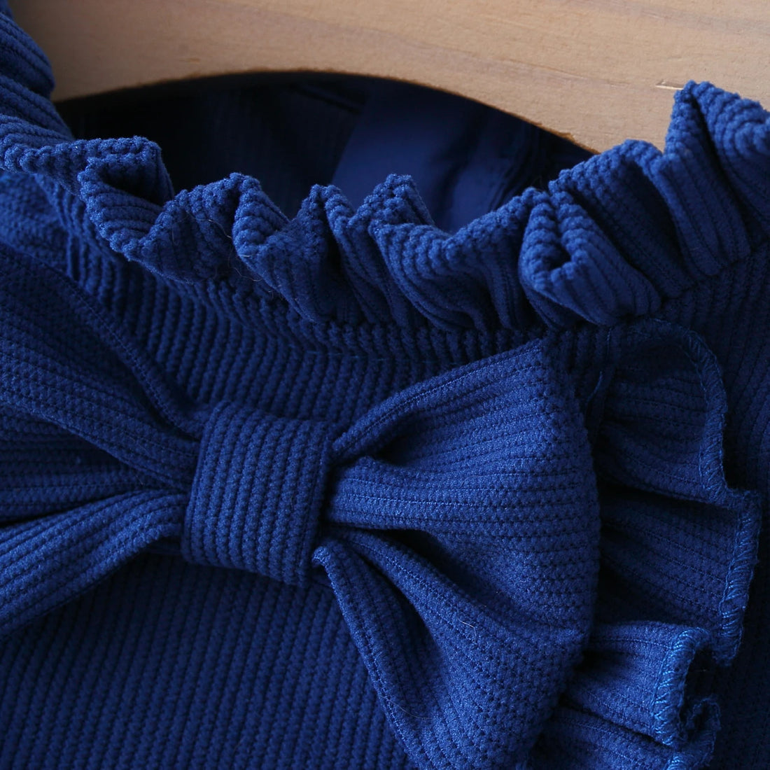 Winter Girls Lace Bow Dress