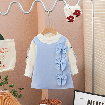 Girls Western-Style Flower Dress